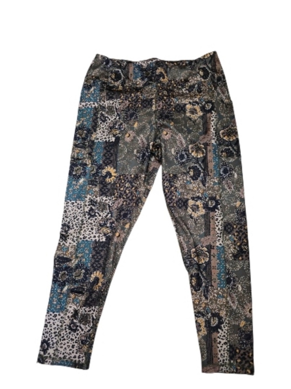 Live Well Active Floral Patterned 7/8 Leggings - Picture 2 of 4